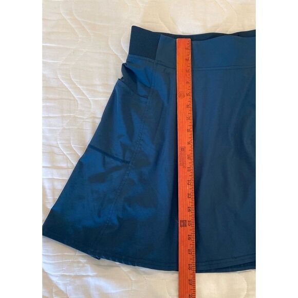 32 Degree Cool Skort Shorts Skirt Sz Large Deep Turquoise Blue + Stretch Pockets - Picture 10 of 11
